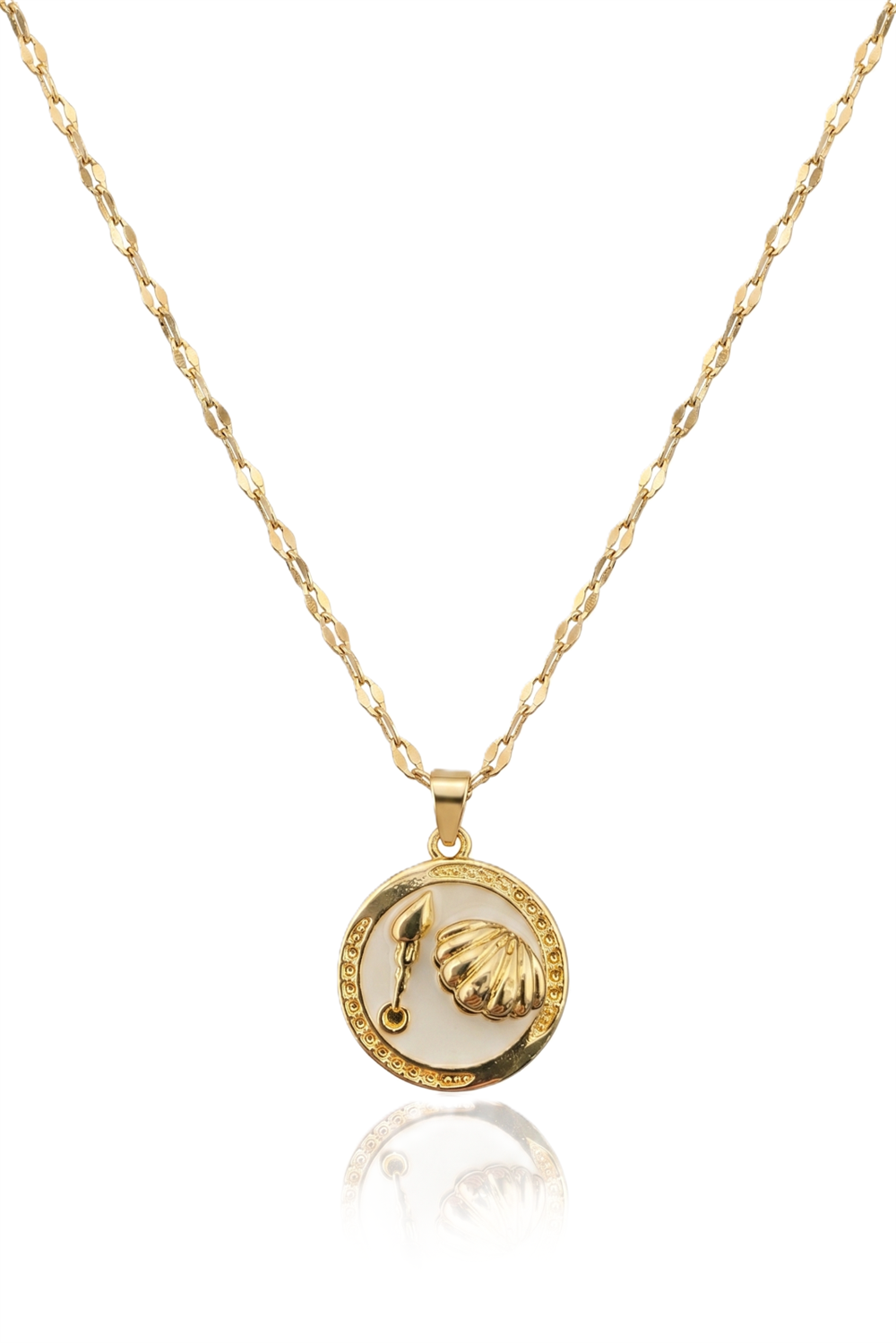 Çelik Kolye GOLD 45cm