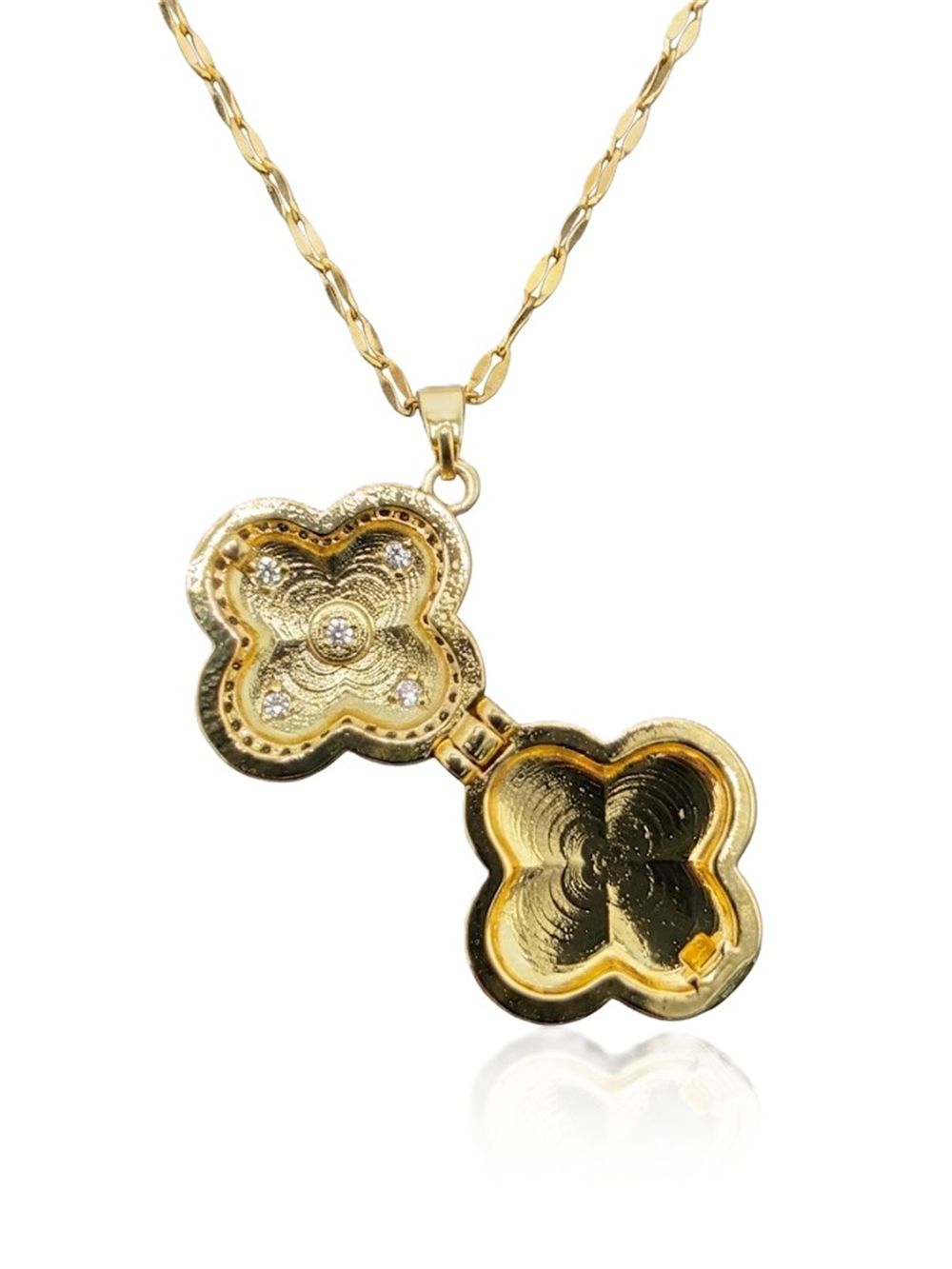 Steel Necklace GOLD 45cm