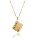 Çelik Kolye GOLD 45cm