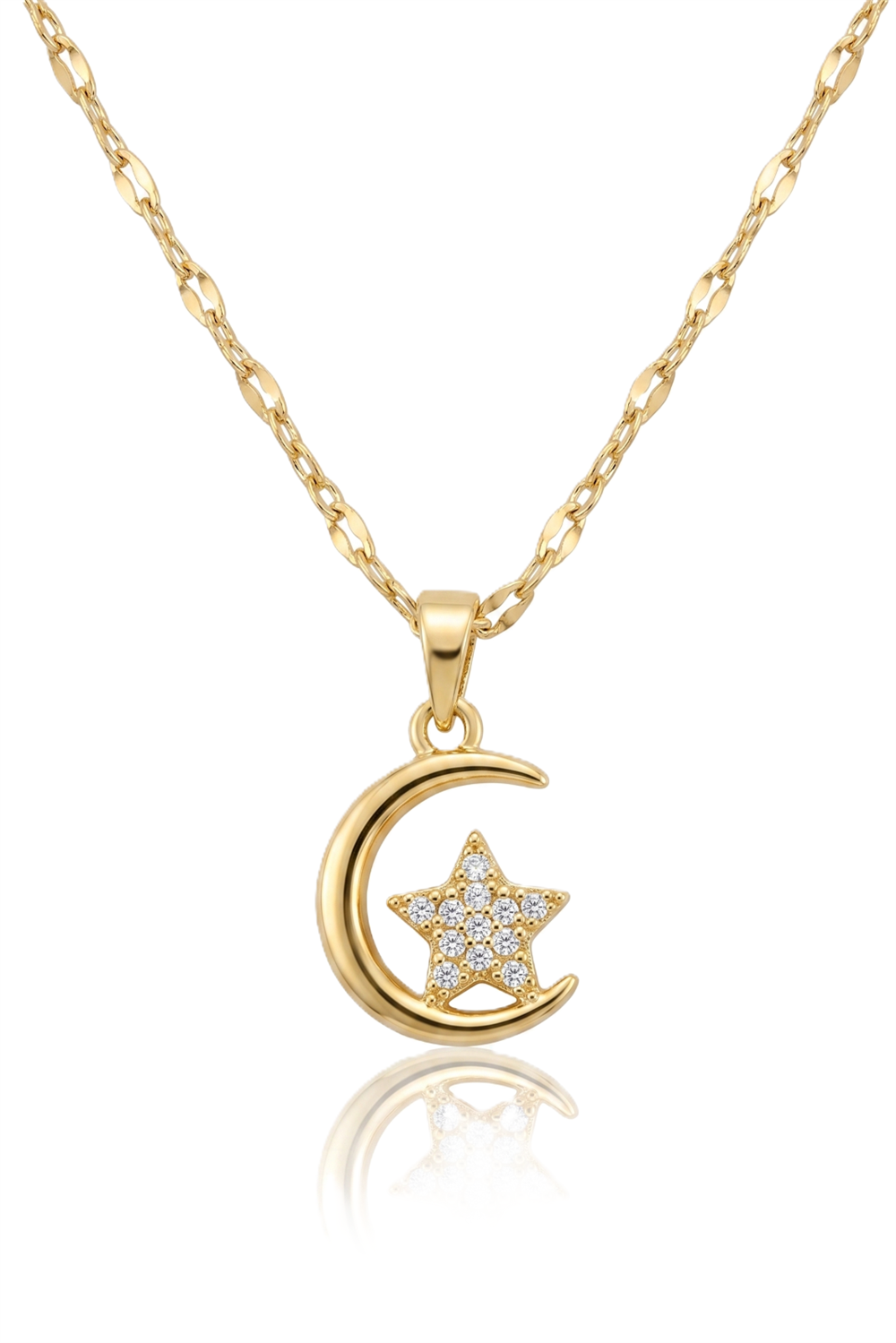 Çelik Kolye GOLD 45cm