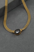 Çelik Kolye Gold 45cm