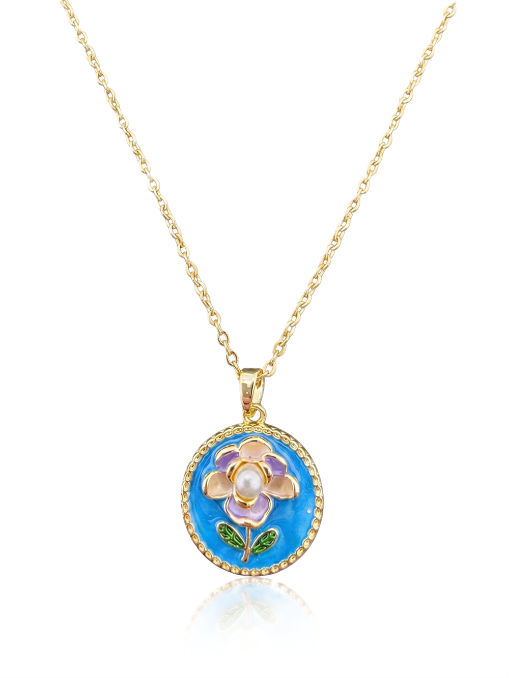 Çelik Kolye GOLD 45cm