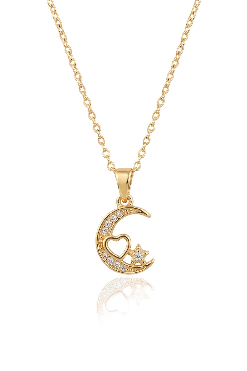 Çelik Kolye GOLD 45cm