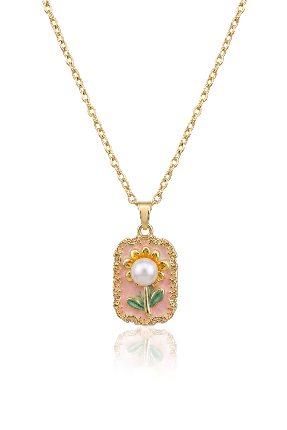 Çelik Kolye GOLD 45cm