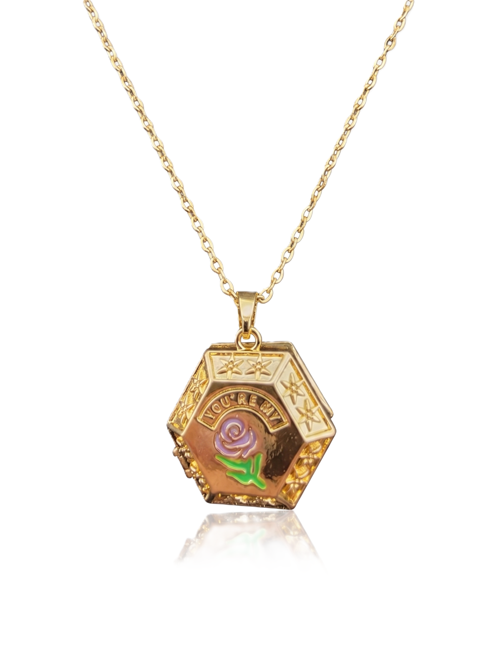 Çelik Kolye GOLD 45cm