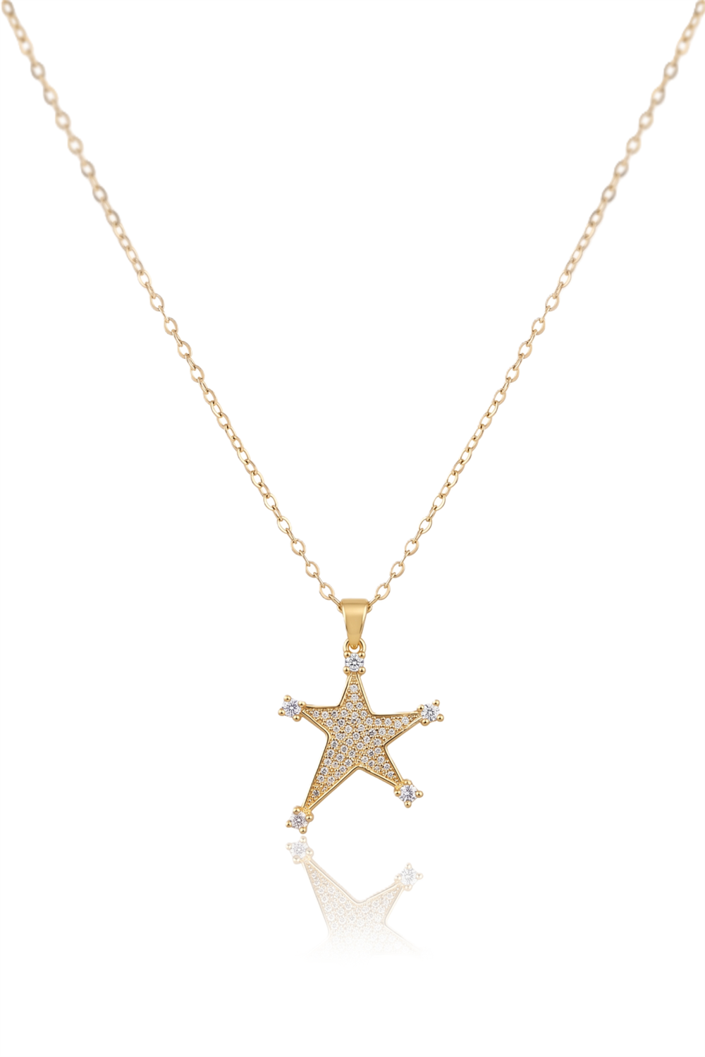 Çelik Kolye GOLD 45cm