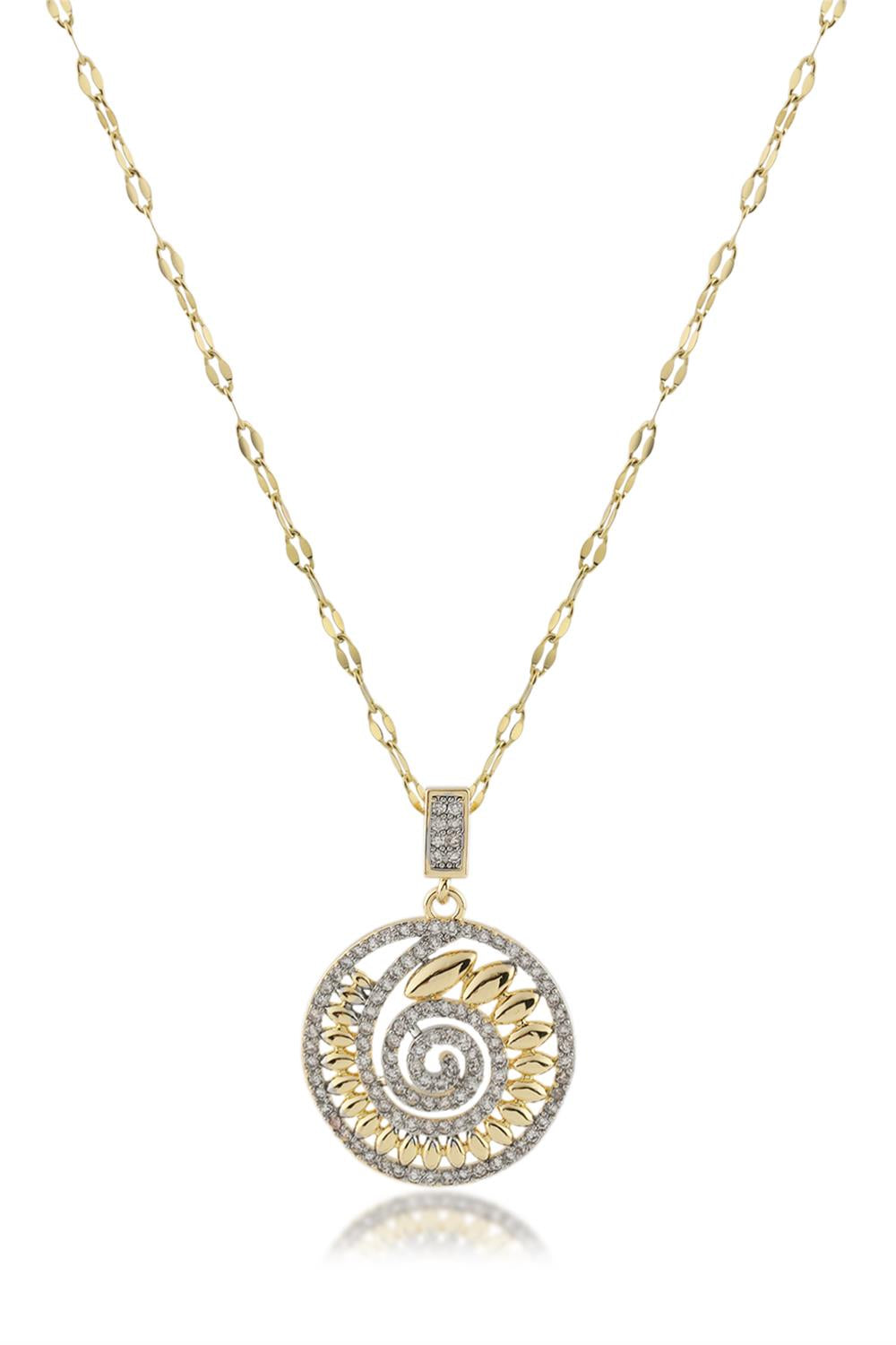 Çelik Kolye GOLD 45cm