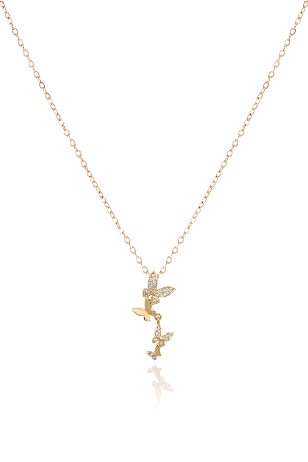 Çelik Kolye GOLD 45cm