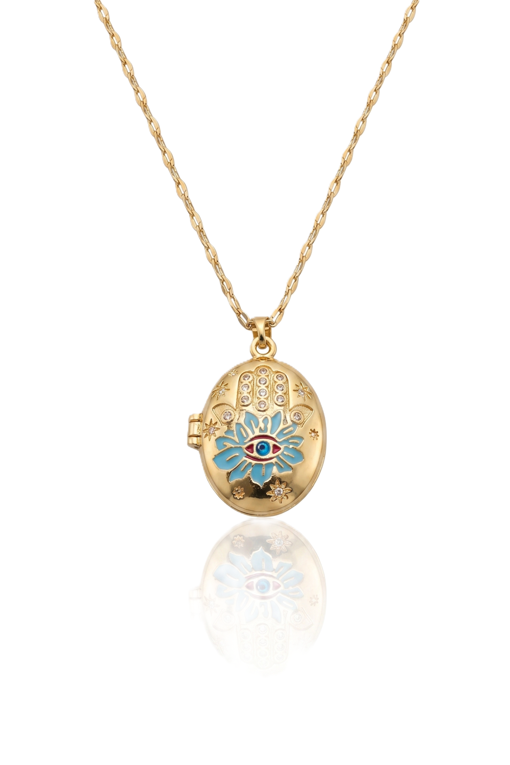 Çelik Kolye GOLD 45cm