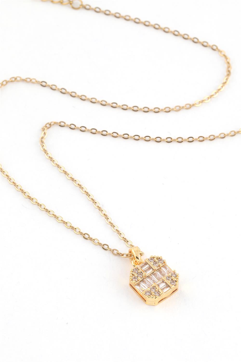 Steel Necklace Gold 45cm