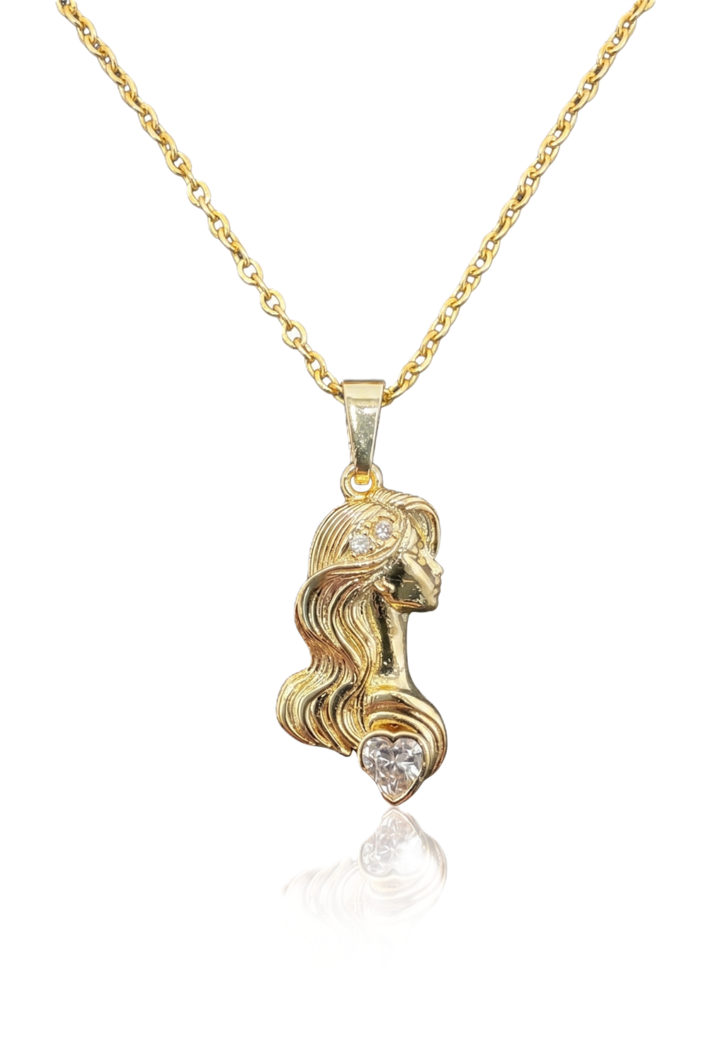 Çelik Kolye GOLD 45cm