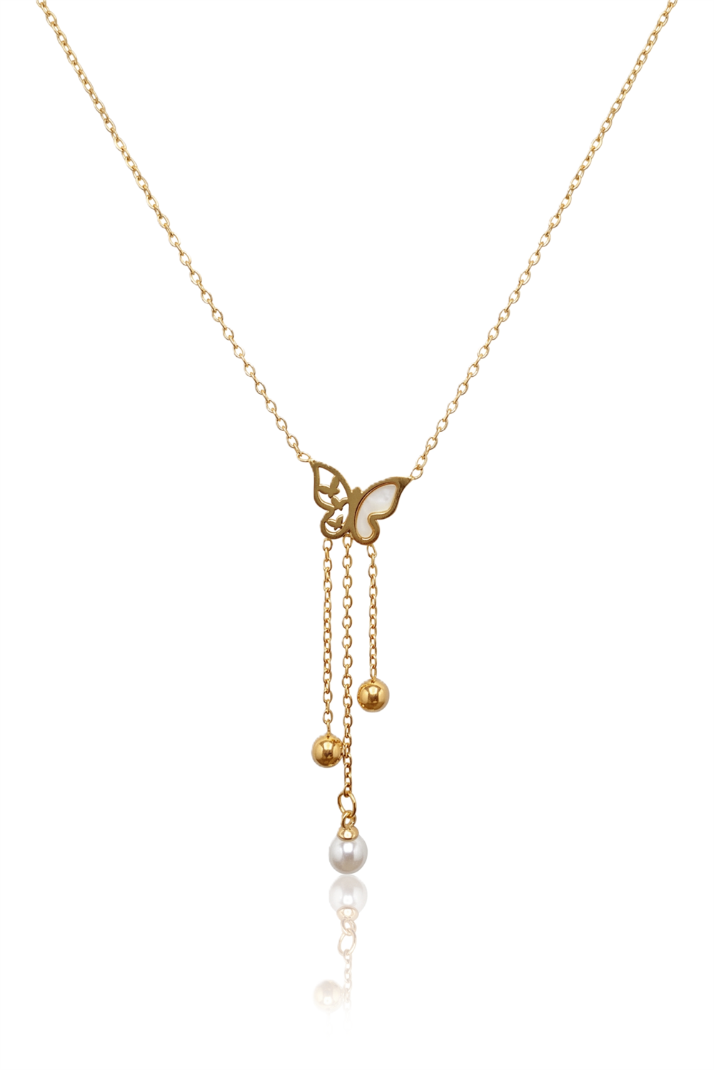 Çelik Kolye GOLD 45cm