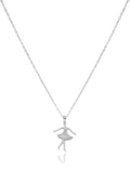 Çelik Balerin Kolye SILVER 45 cm