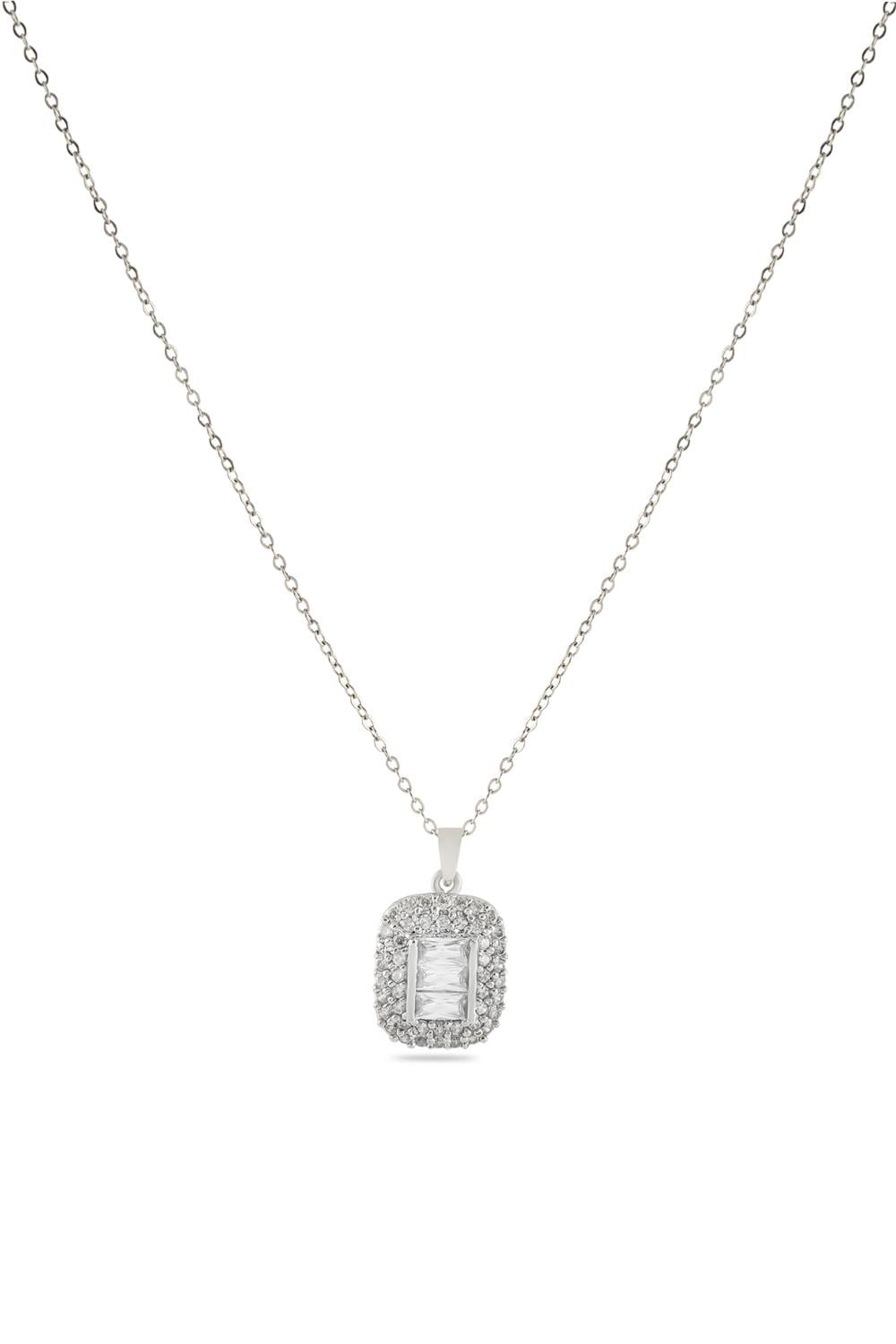 Çelik Baget Kolye Silver 45cm