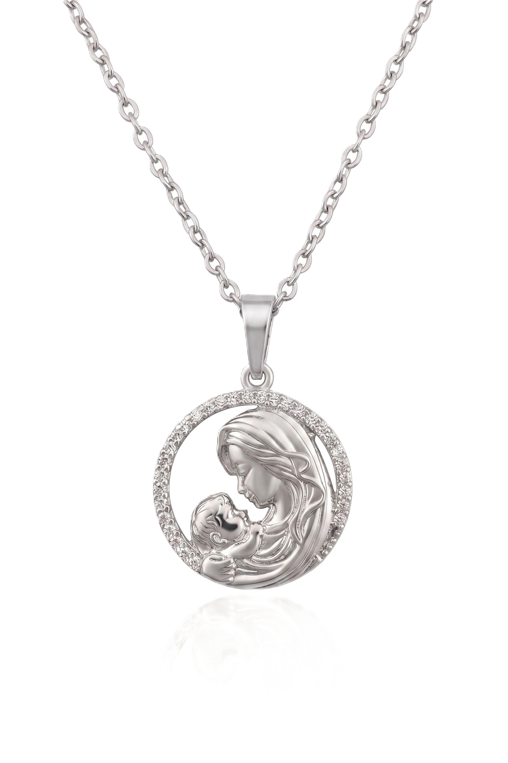 Çelik Kolye SILVER 45cm