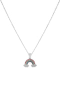 Çelik Gökkuşağı Kolye Silver 45cm