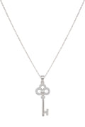 Çelik Anahtar Kolye SILVER 45cm
