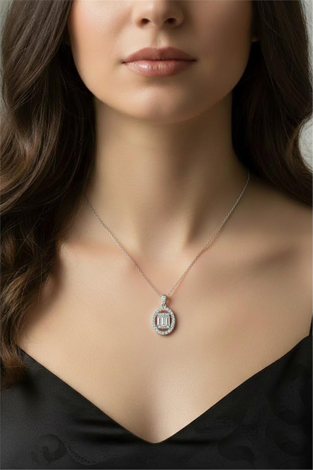 Steel Necklace Silver 45cm
