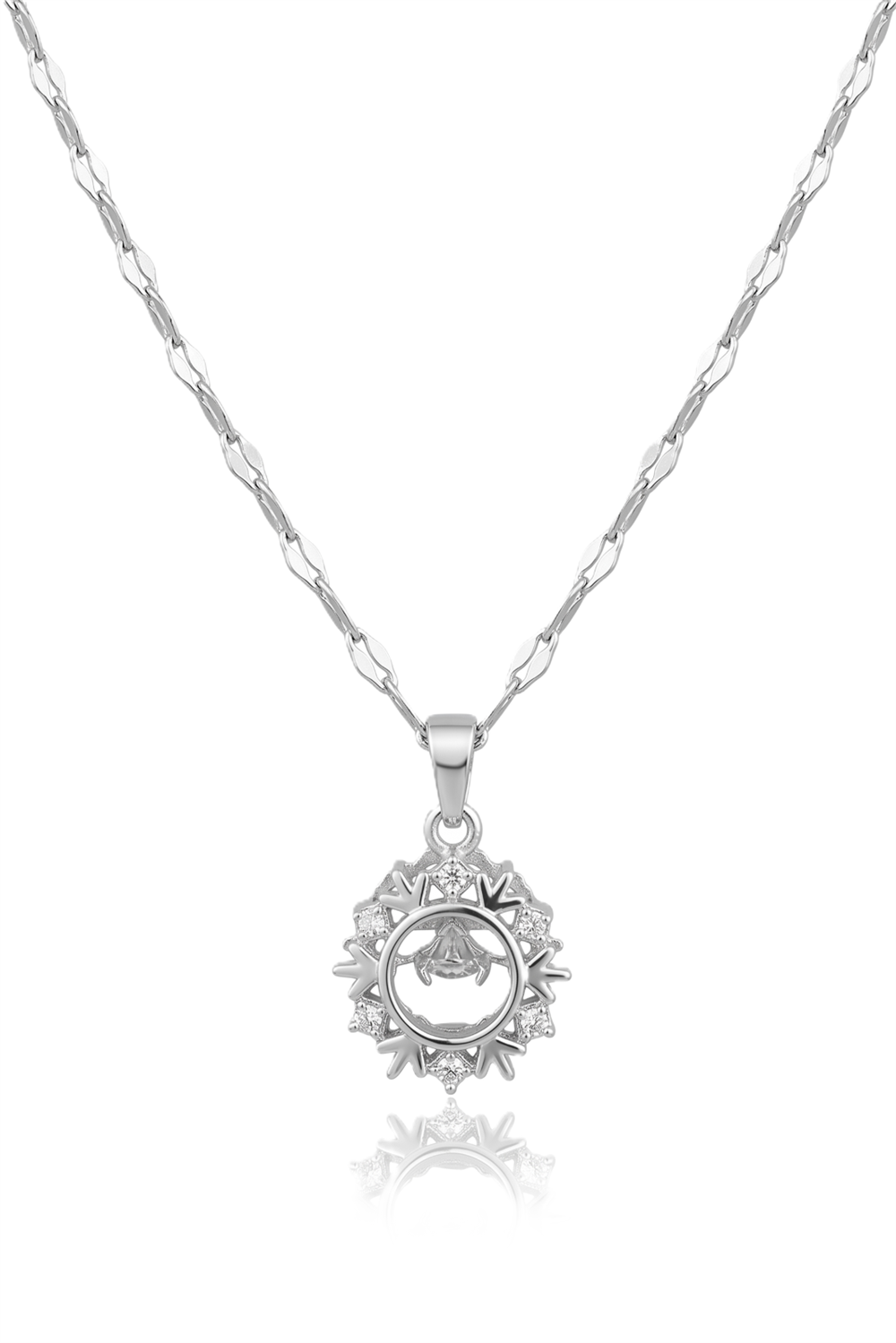 Çelik Kolye SILVER 45cm