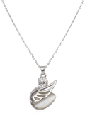 Çelik Kuğu Kolye SILVER 45cm