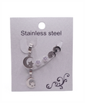 Çelik Set Küpe SILVER