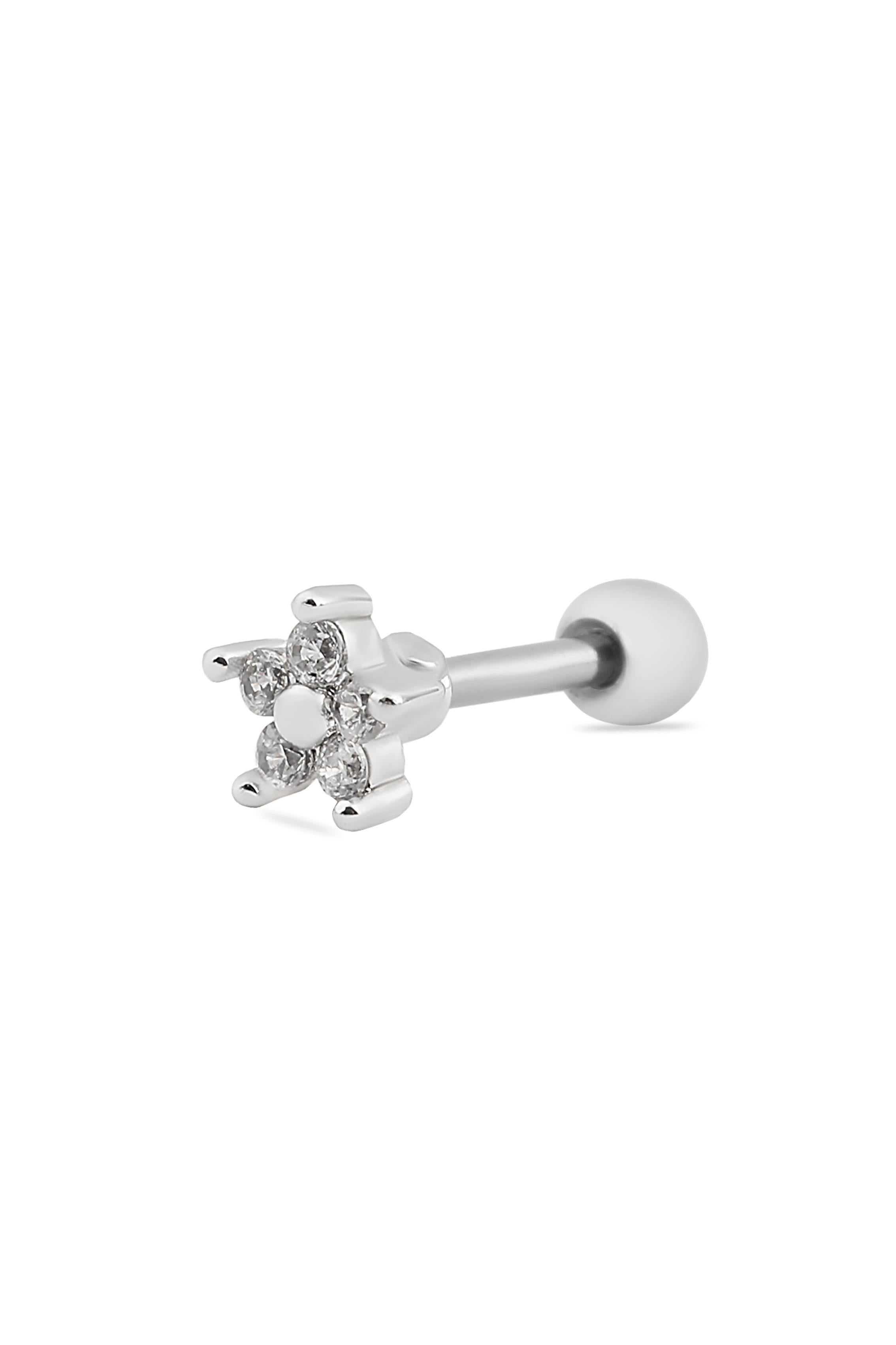 Çelik Tragus Silver