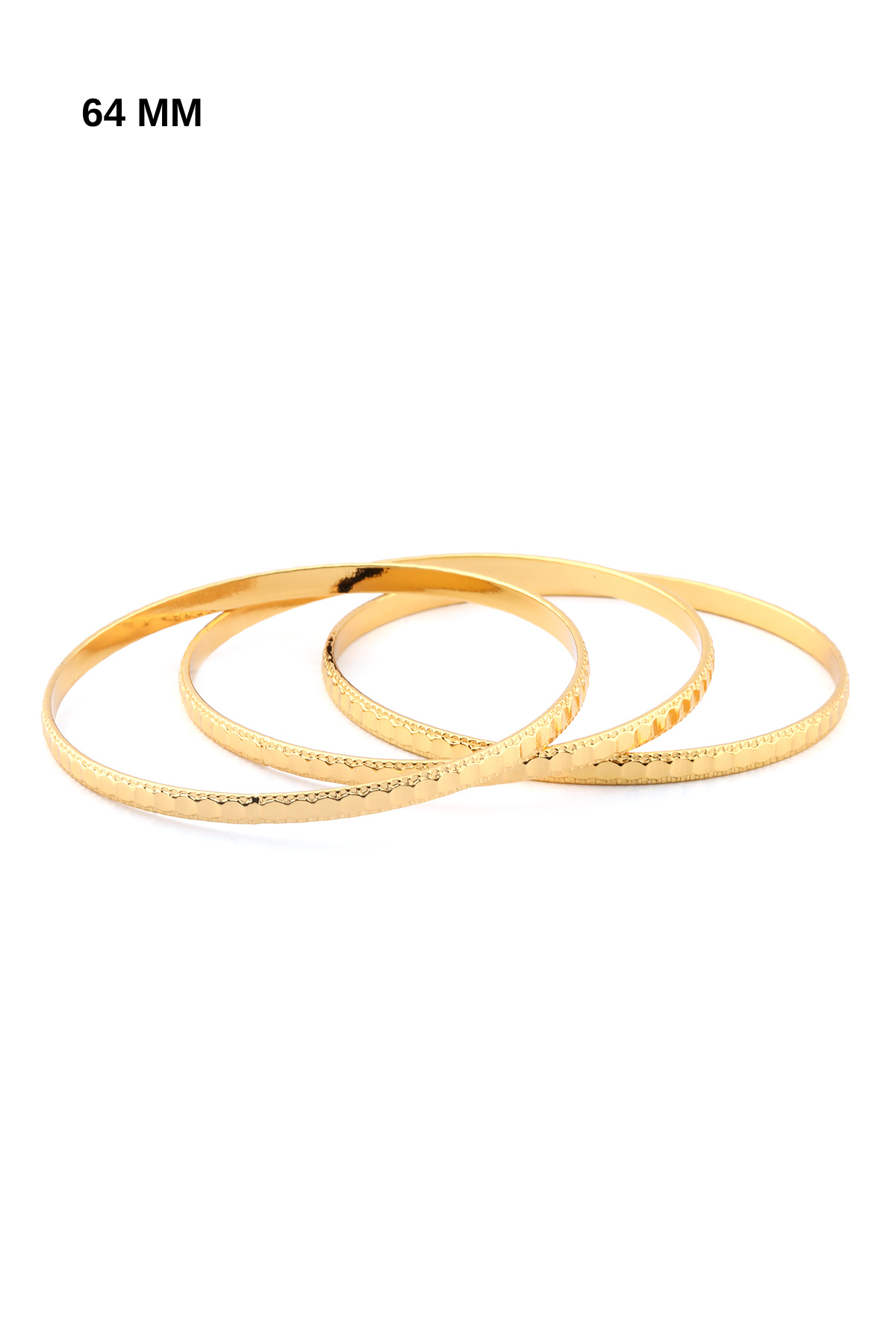 Çelik Üçlü Ajda Bileklik GOLD