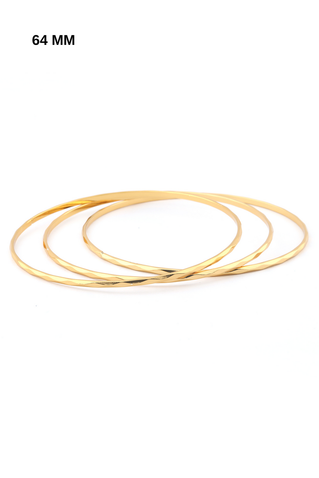 Çelik Üçlü Ajda Bileklik GOLD