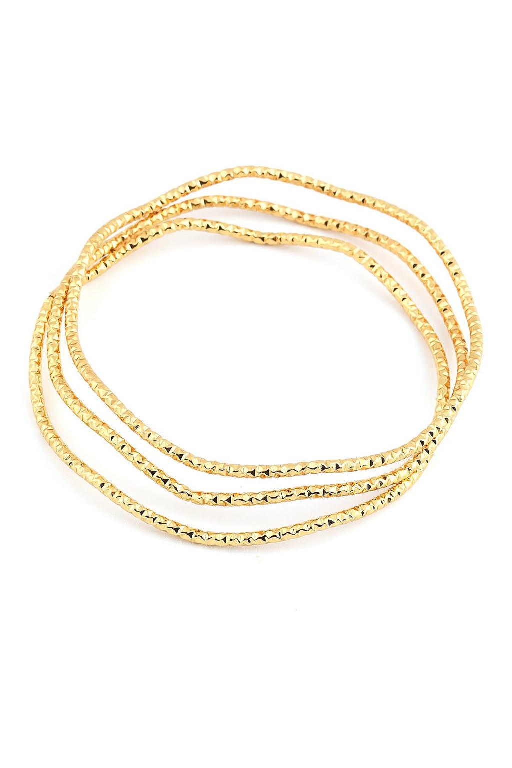 Çelik Üçlü Bilezik GOLD 62mm