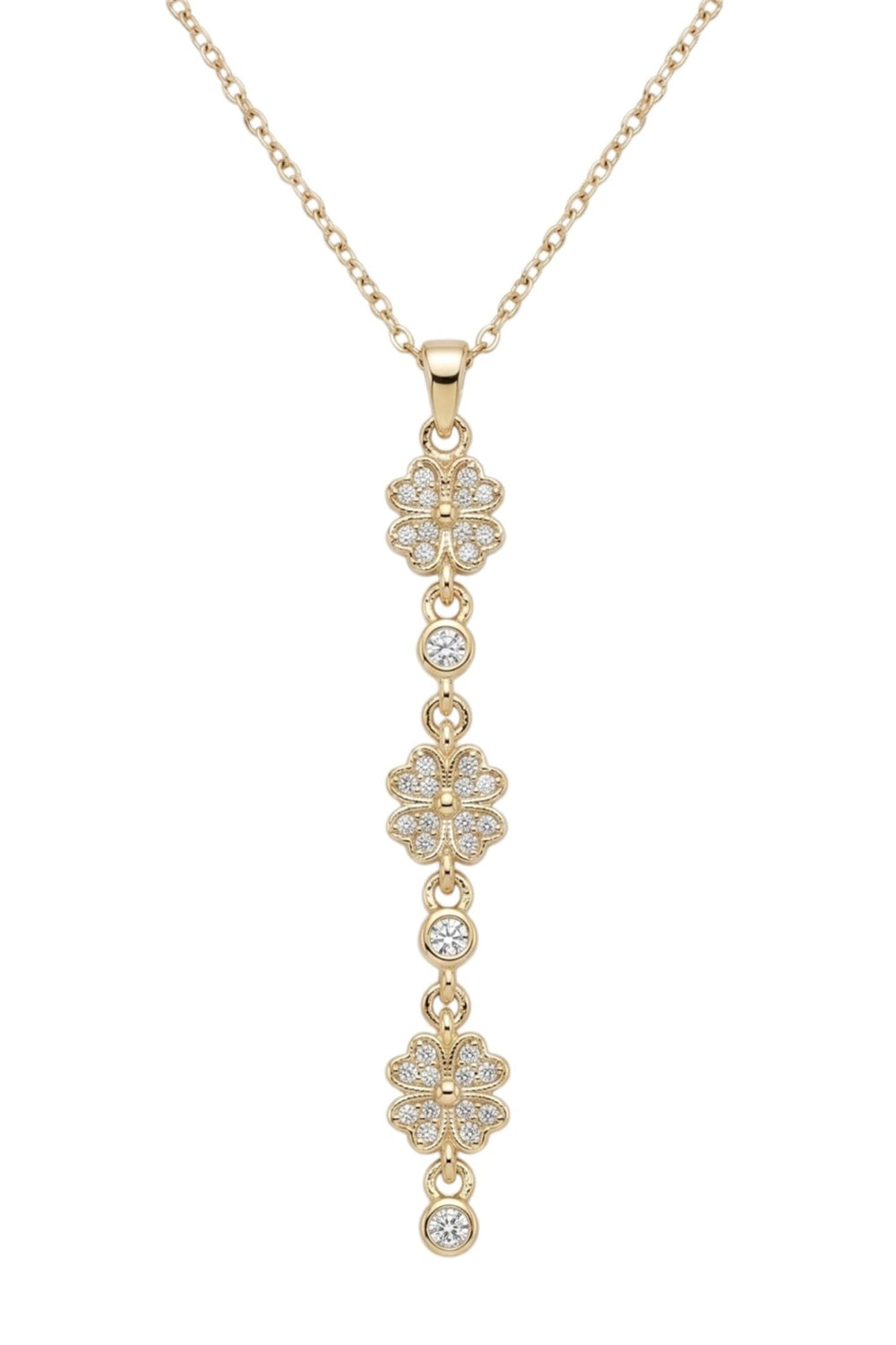 Çelik Y Kolye GOLD 45cm