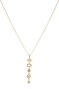 Çelik Y Kolye GOLD 45cm