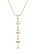 Çelik Y Kolye GOLD 45cm