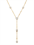 Çelik Y Kolye GOLD 45cm