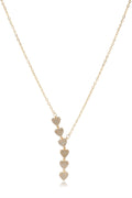 Çelik Y Kolye GOLD 45cm