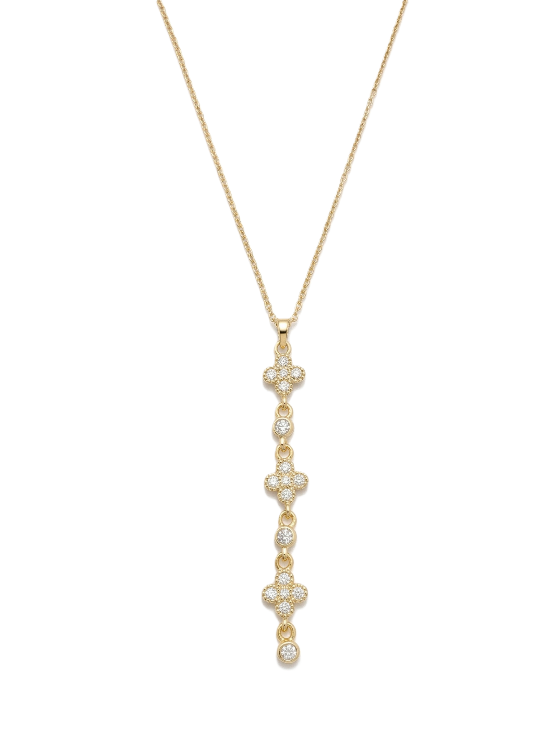 Çelik Y Kolye GOLD 45cm