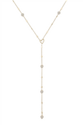 Çelik Y Kolye GOLD 45cm