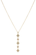 Çelik Y Kolye GOLD 45cm