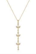 Çelik Y Kolye GOLD 45cm