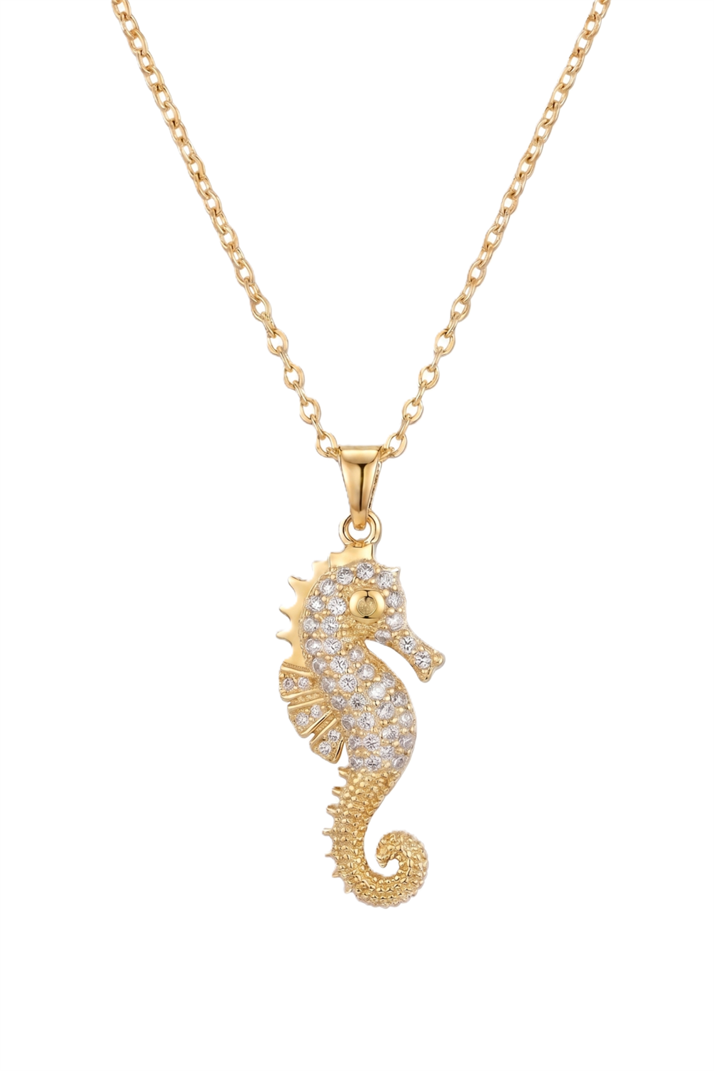 Çelik Denizatı Kolye GOLD 45cm