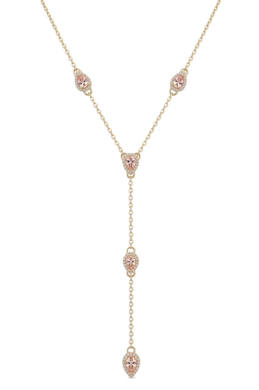 Çelik Y Kolye GOLD 45cm