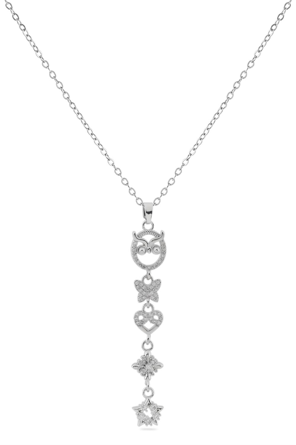 Çelik Y Kolye SILVER 45cm