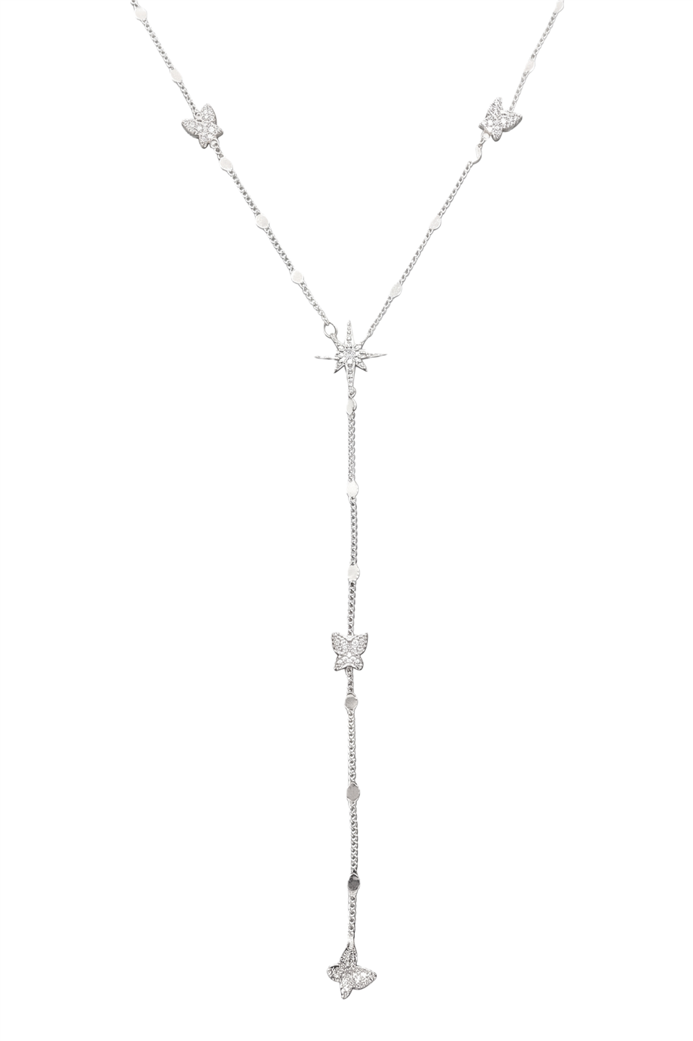 Çelik Y Kolye SILVER 45cm