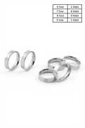 Çelik Yüzük Silver 12Li Paket 4 Boy