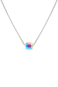 Çelik Zirkon Kolye Silver 45 cm