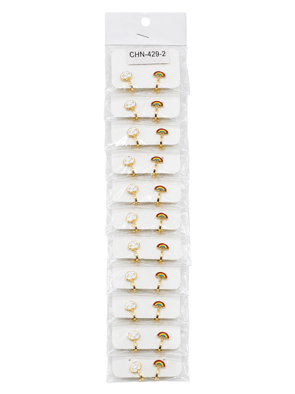 Çocuk Sıkıştırma Küpe 12'li