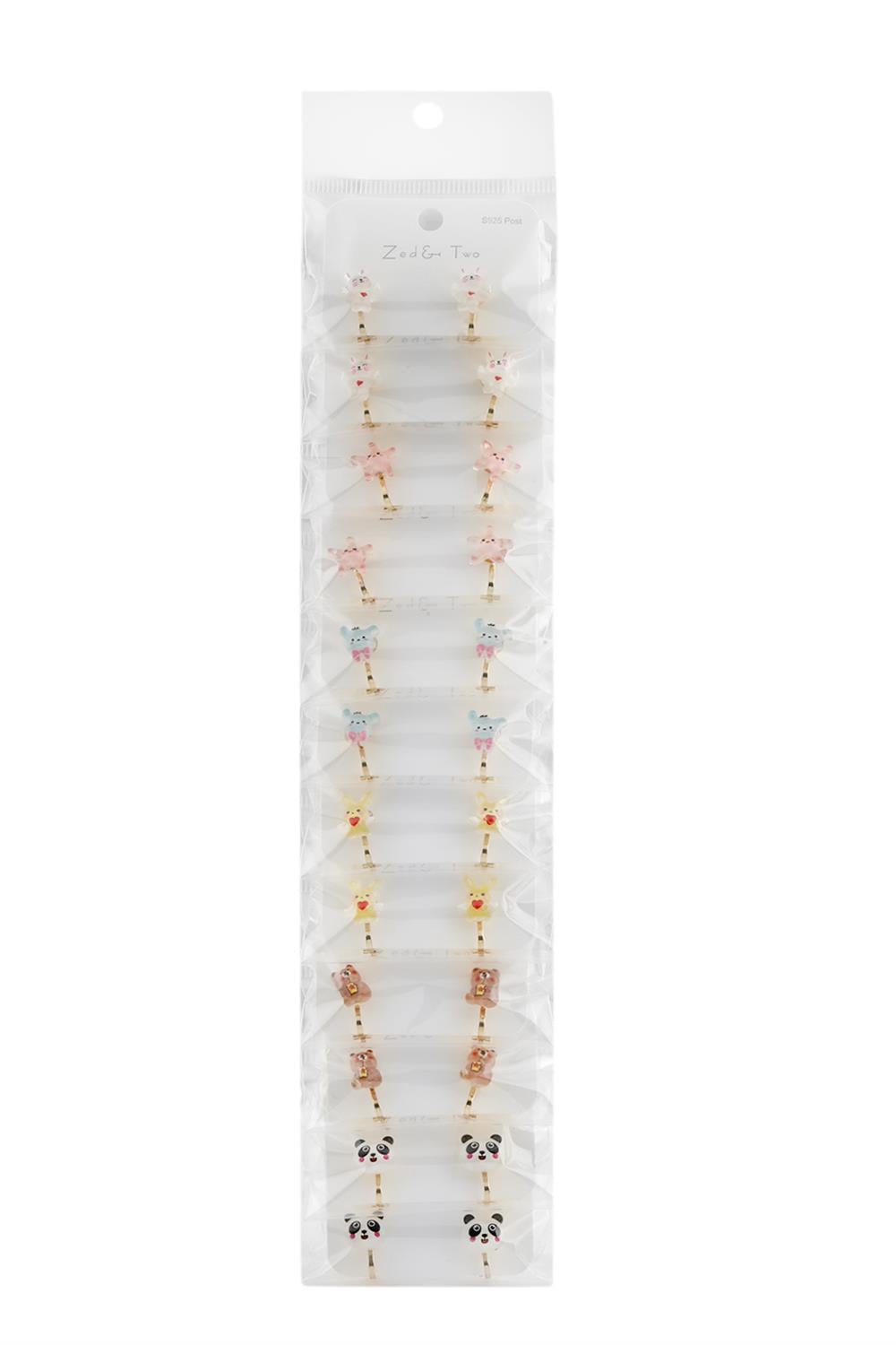 Kids Clip-On Earring 12-Piece