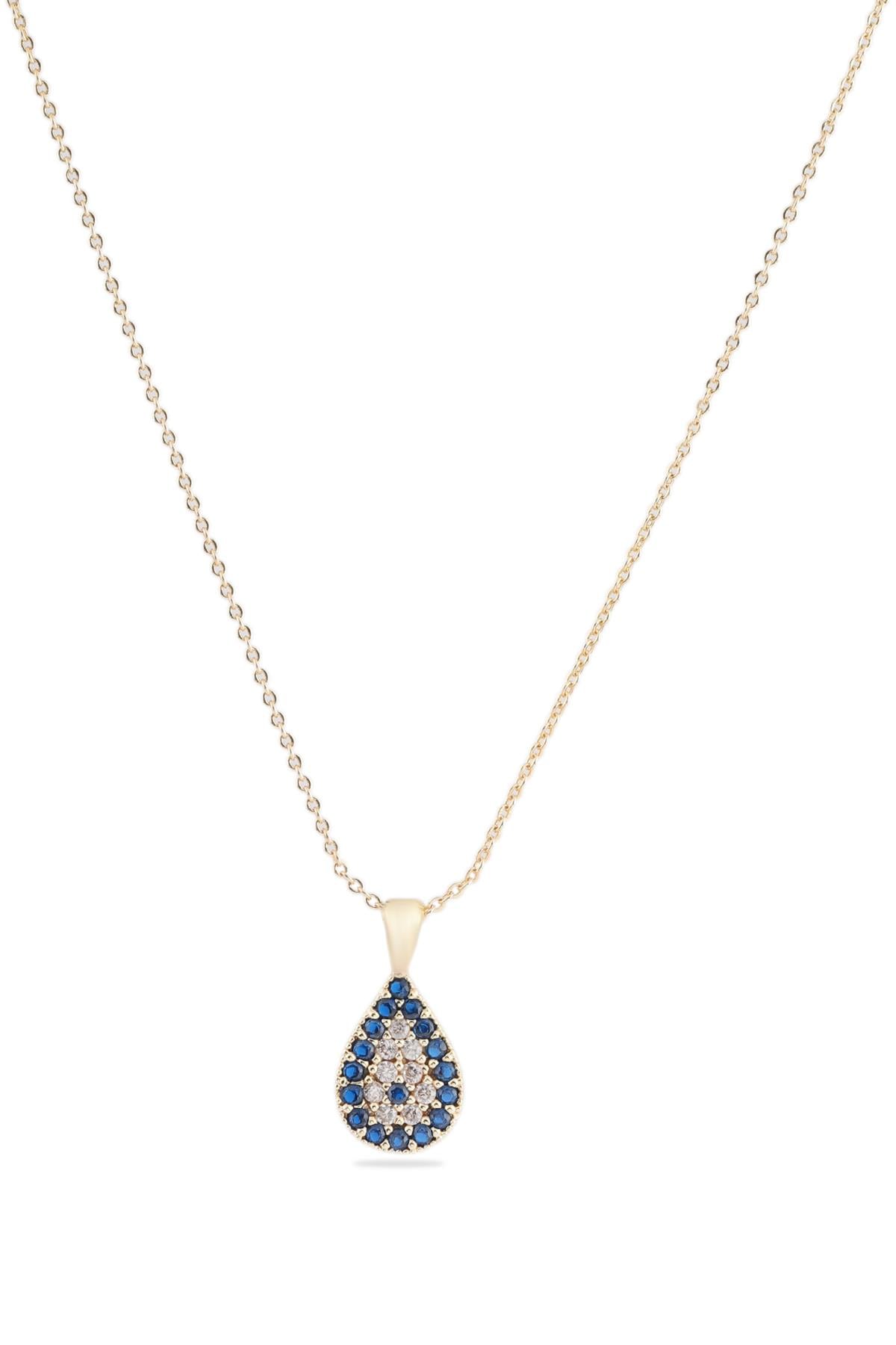 Zirkon Kolye GOLD 45 cm