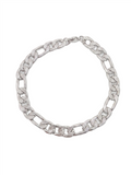 Erkek Çelik Bileklik SILVER 19cm