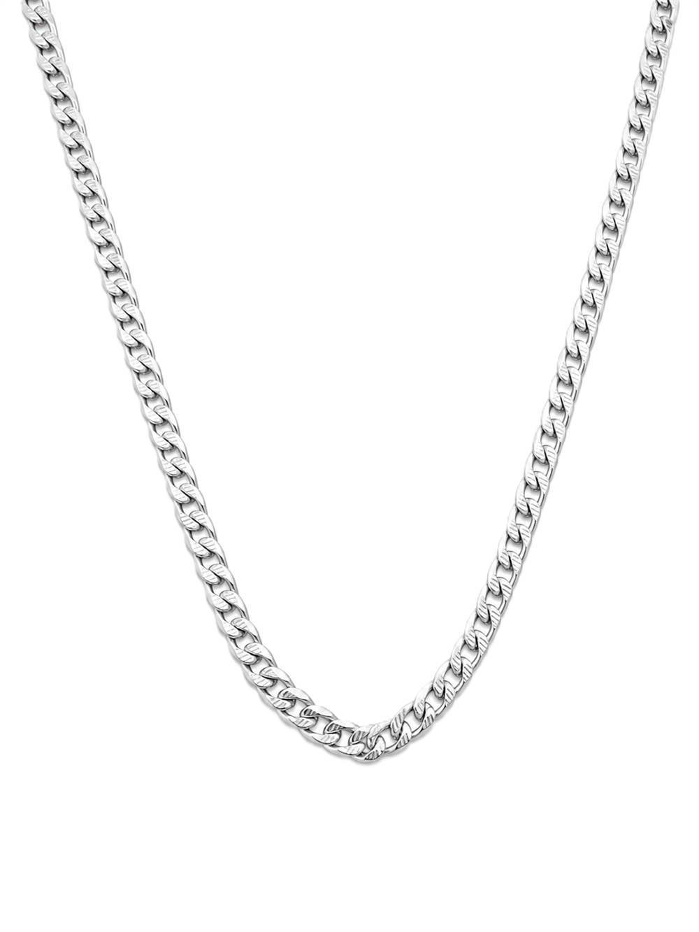 Erkek Çelik Kolye SILVER 60cm