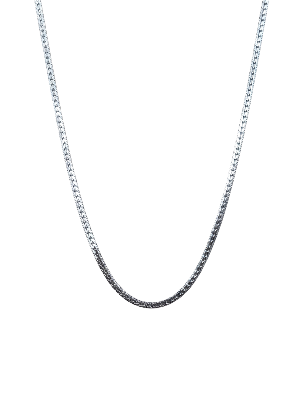 Erkek Çelik Kolye SILVER 60cm